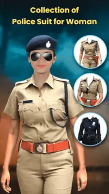 Woman Police Suit Photo Editor android App screenshot 4